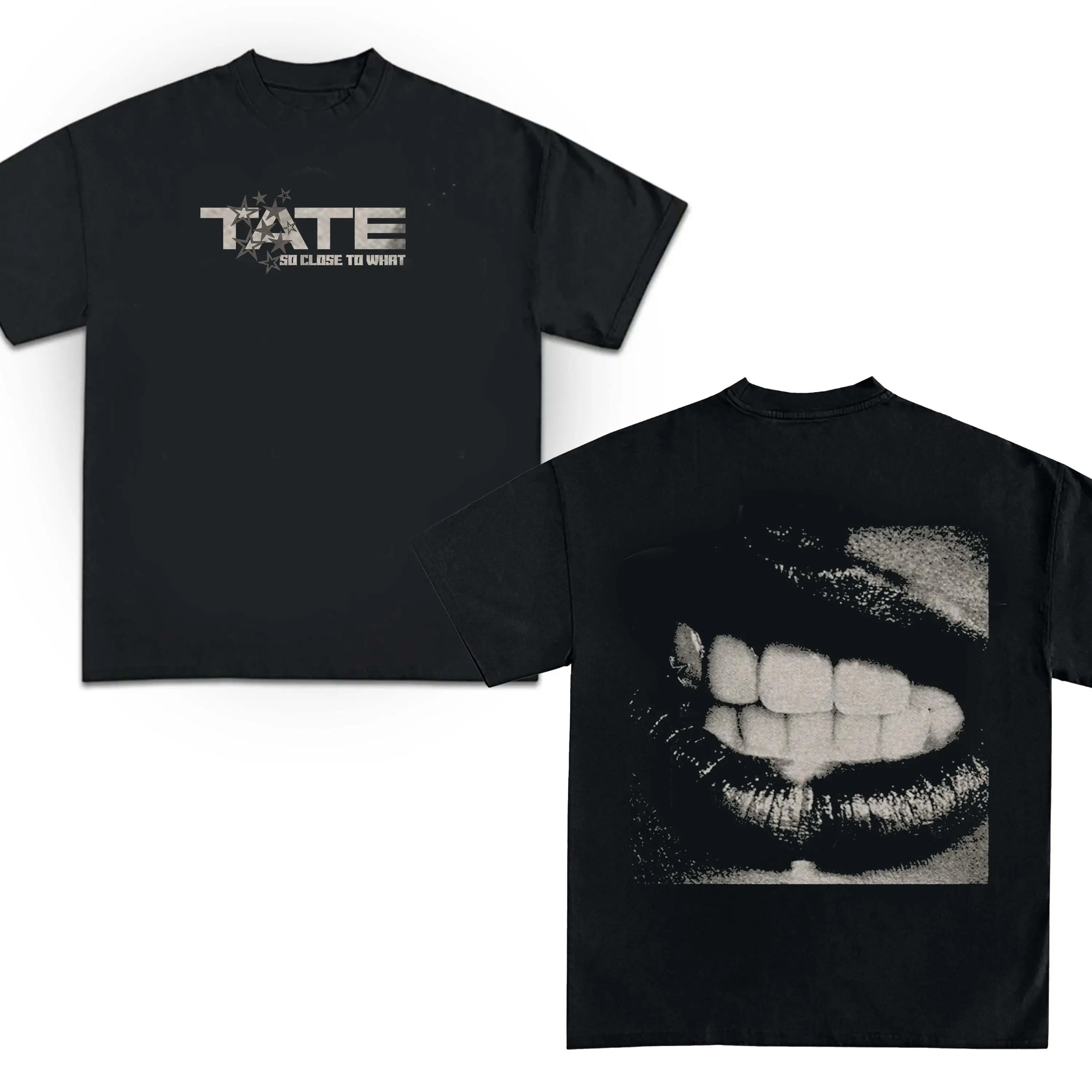 thumbnail image 1 of Camiseta Tate McRae 2025 nueva ropa deportiva de primavera y verano para hombres y mujeres camiseta de fútbol T8 McRae camiseta con cuello en V ropa Y2k, 1 of 4