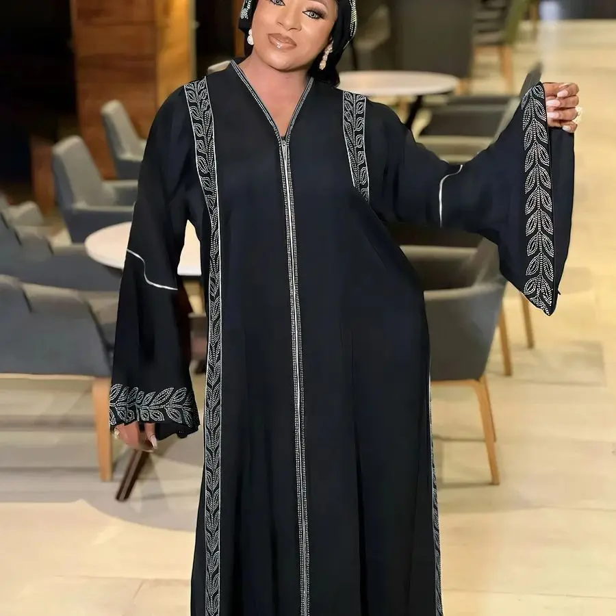 Oneforus Abaya Donna Islamico Dubai 2023 Burka Donna Musulmano Donna - Foto 14