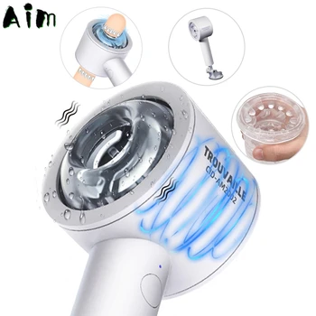 Realistic Vagina Male Masturbator Automatic Telescopic Pussy Anal Sexy Sex Toys for Men Adult goods for men Masturbation Cup 3