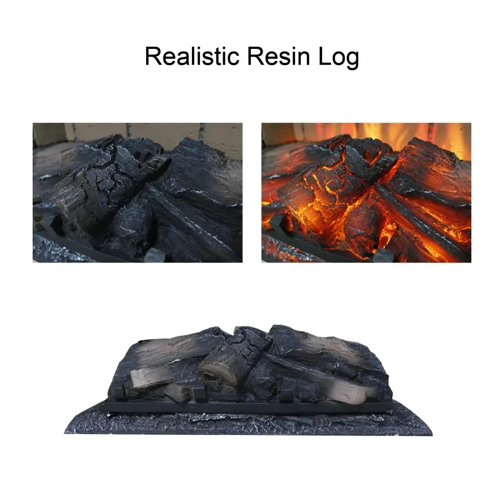 Electric Fireplace Inserts, Infrared Quartz Electric Fireplace Heater , LED Insert, Free Standing,Fireplace Cabinet