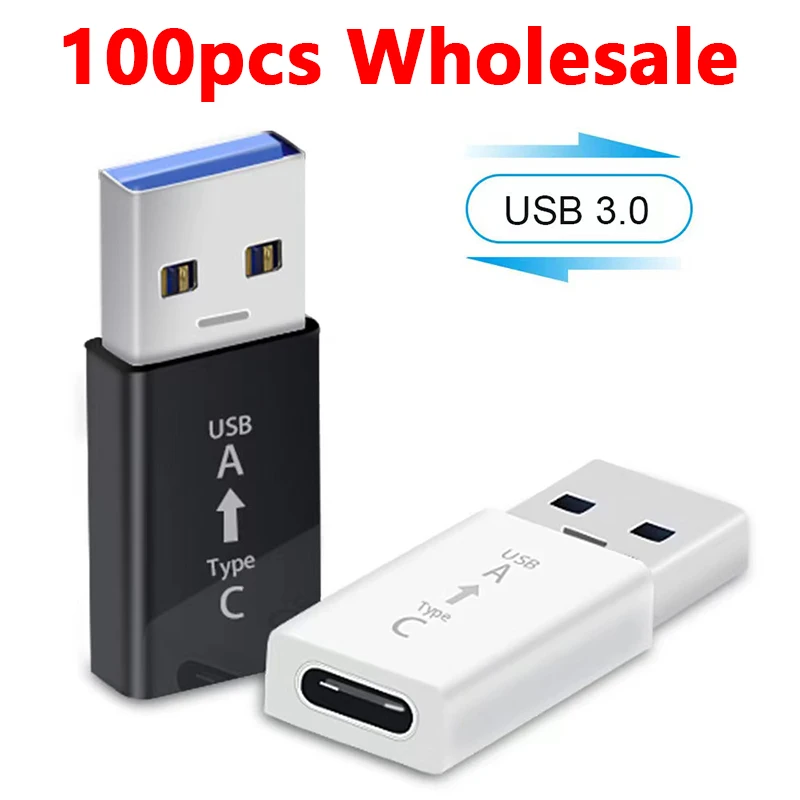 

100 шт., адаптер USB 3,0 на Type-C