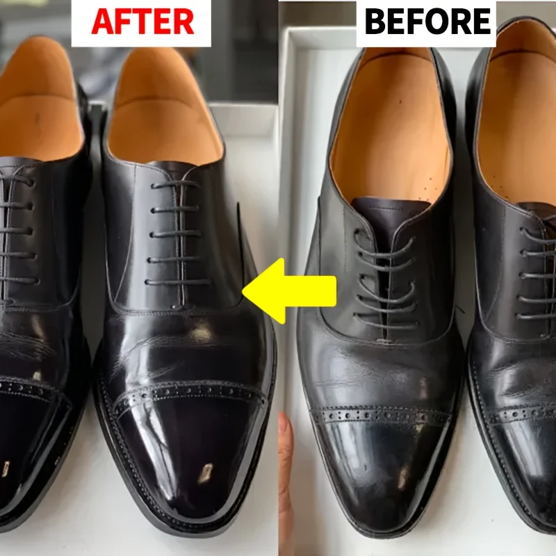 Clean Leather Shoes Polish Black Leather Shoe Repair, Leather Shoe