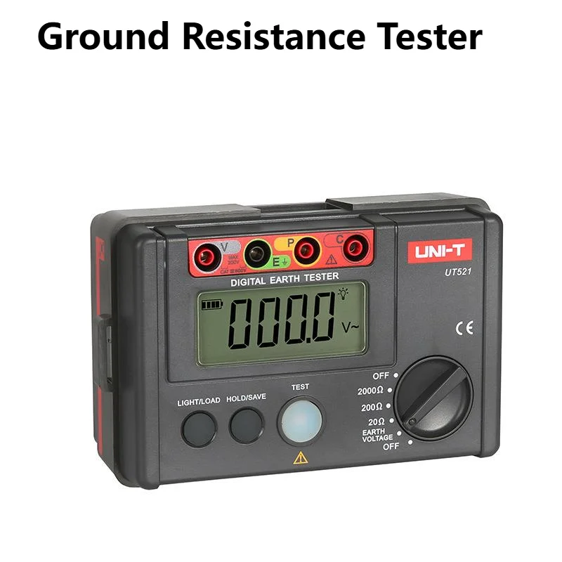 UT521/UT522 Grounding Resistance Tester Double Insulation Protection Lightning Rod Lightning Protection Detector