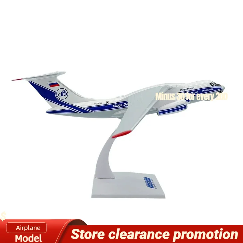 

New IL 76 1:200 USSR Large Scale Strategic Transport Aircraft Static Plane Display Model Original IL76 Russia Professional Model