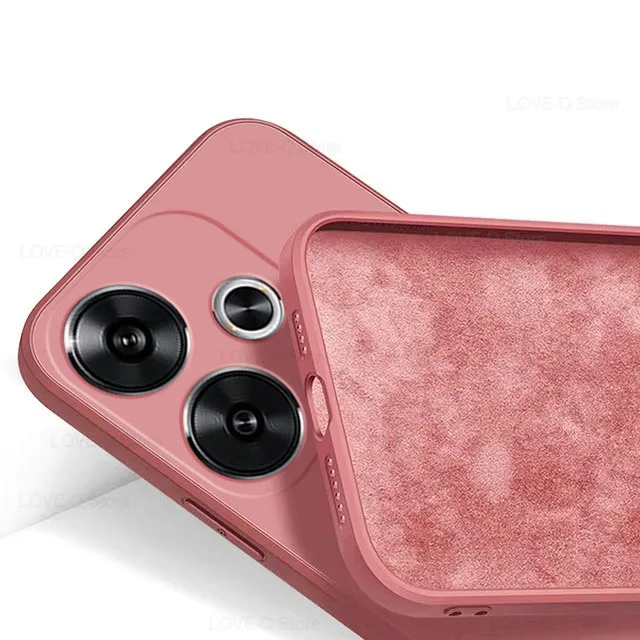 Luxury Liquid Silicone Shockproof Soft Phone Case - Elegant Design