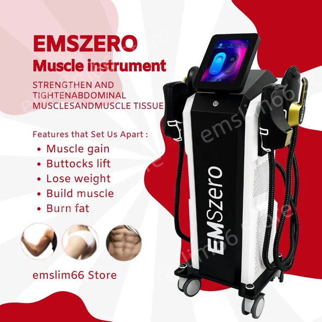 EMSzero RF Body Sculpting Machine Shaping EMS Radio Frequency Muscle Stimulator Device EMS Body Slimming Sculpting Fat Burning