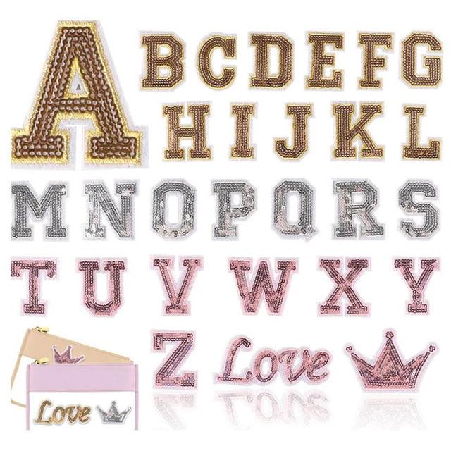 Embroidery Letter Patches Bags  Small Iron Letter Patches - Embroidered  Iron Patch - Aliexpress