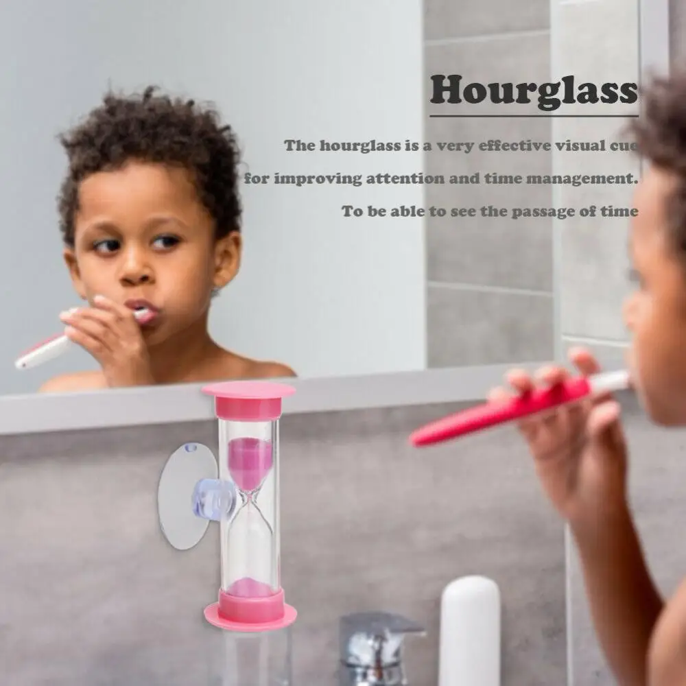 Sablier ventouse 3 minutes pour le brossage des dents ou jeux de société  pour les enfants