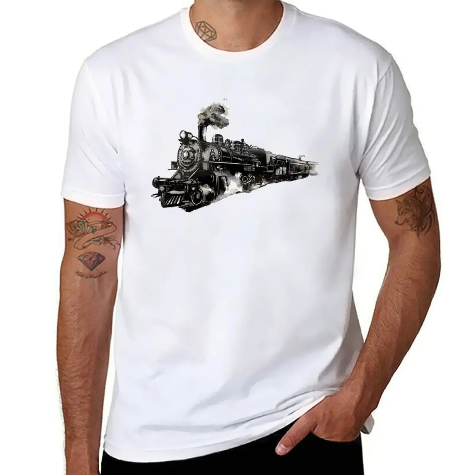 

Inky Locomotive T-shirt cute clothes graphics shirts graphic tees t shirts for men pack