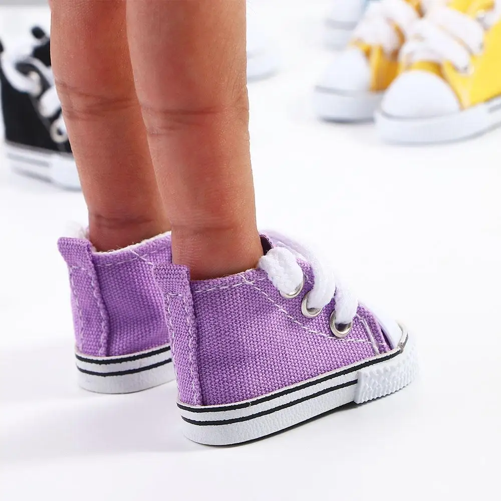 Accessories Handmade 1/6 Dolls For Children Casual Shoes Mini Shoes Doll Sneakers Doll Canvas Shoes Doll Shoes BJD Doll Shoes