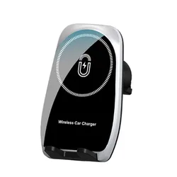 Wireless Car Charger with 360° Rotating Air Vent Mount - Fast Charging Station (D Magnetic)