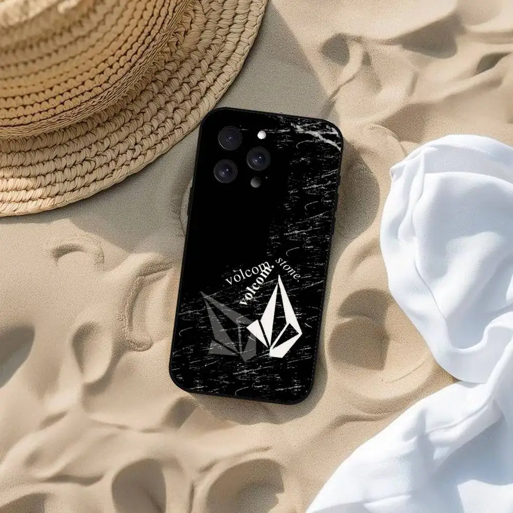 Sleek V-Volcom Soft TPU Phone Case with Skin-Friendly Design