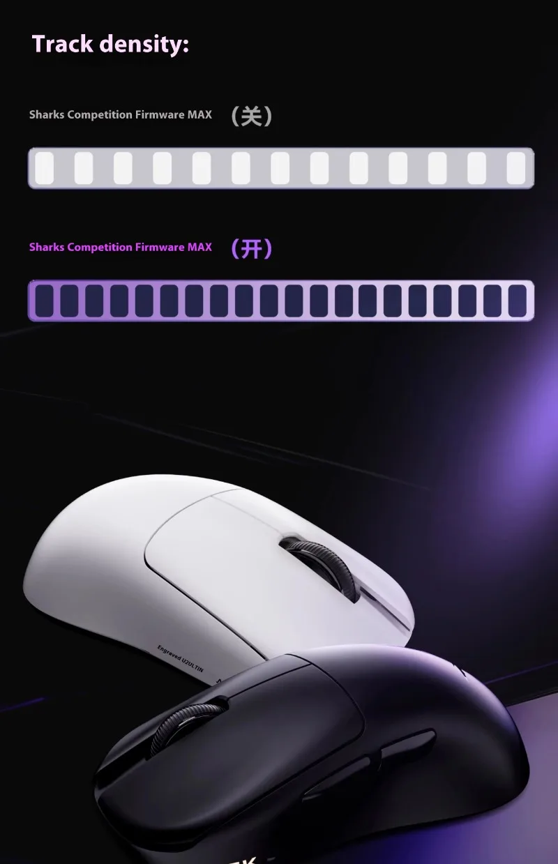 Atk U2 ultra blazing sky 烈空　ホワイト　44g 8k ATK Blazing Sky U2 Gaming Mouse 2.4G Wireless 8K Return Rate