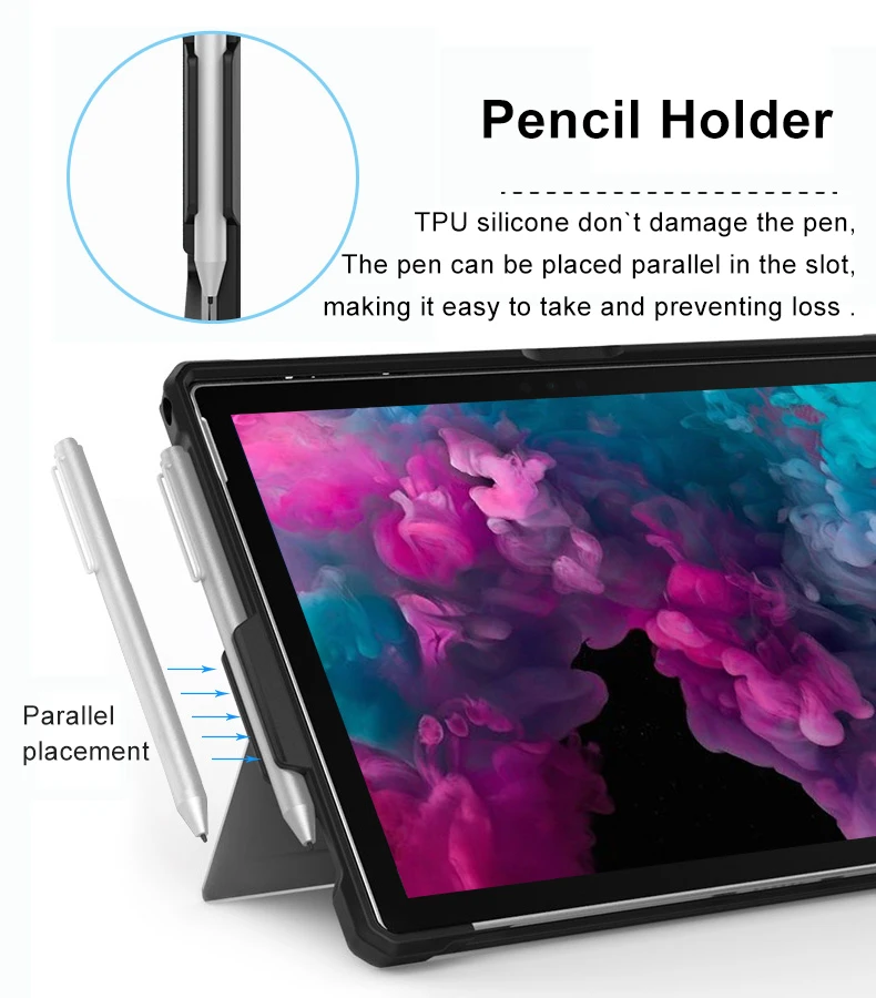 para caneta, capa protetora para Microsoft Surface