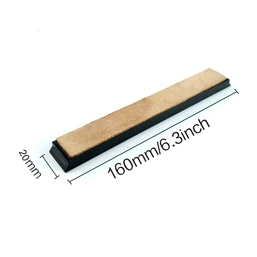 Premium Knife Sharpener & Leather Honing Strop with Polishing Compound