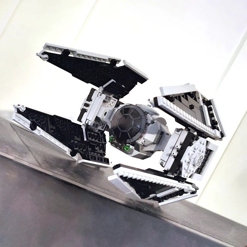 418Pcs TIE Interceptors Defender MOC Building Blocks Imperial Fleet Emperor Royal Guard Fighters DIY Brick Space Collection Toys 3