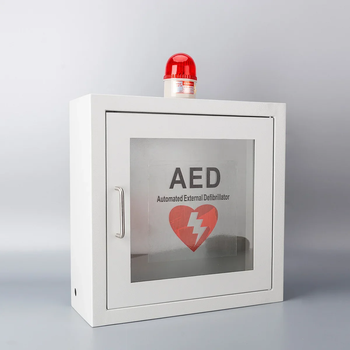Defibrillator Wall Mounted External Box Emergency Alarm Box Subway Public Area Community Emergency