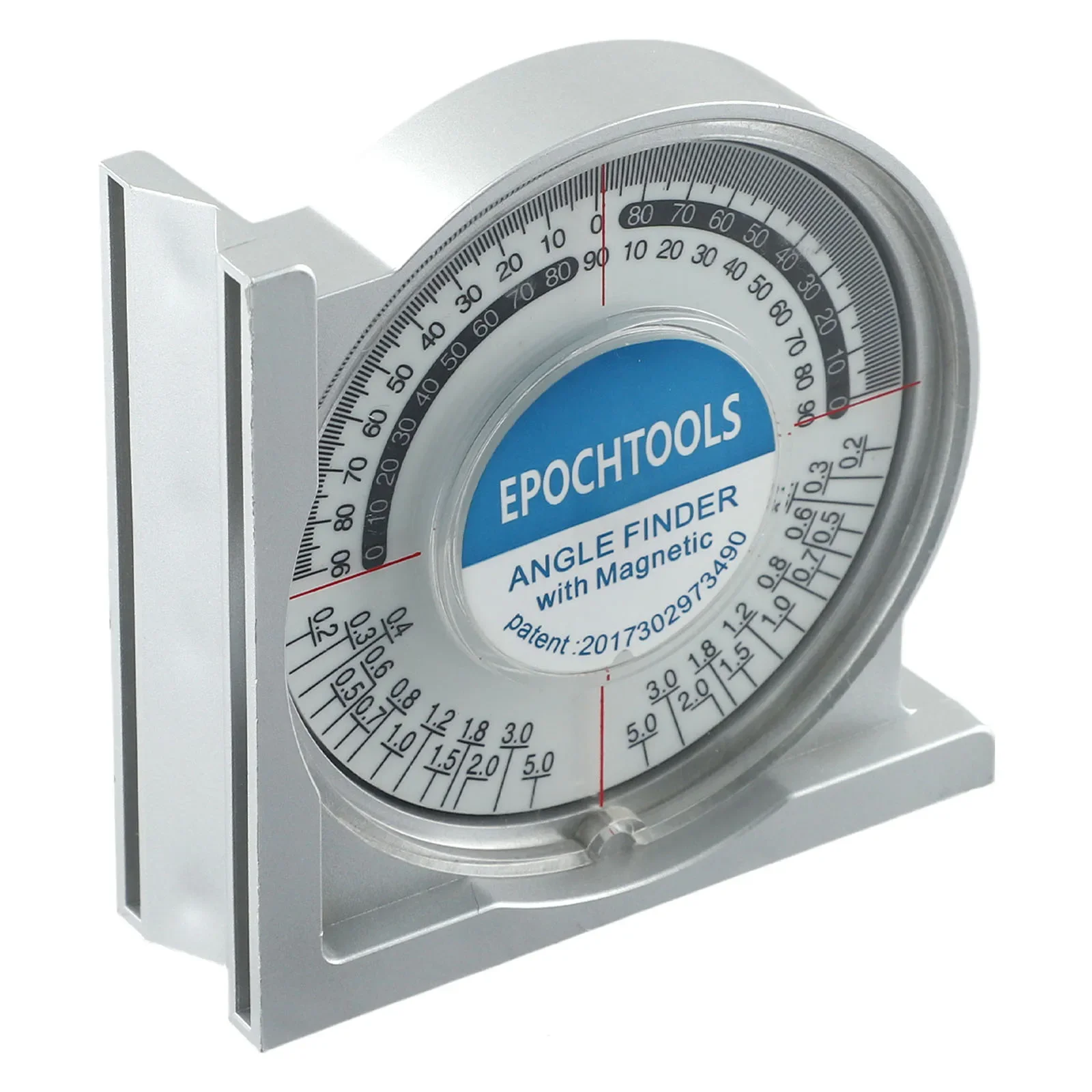 Inclination level magnetic angle positioner locator measuring inclinometer gauge portable slope level meter finder protractor