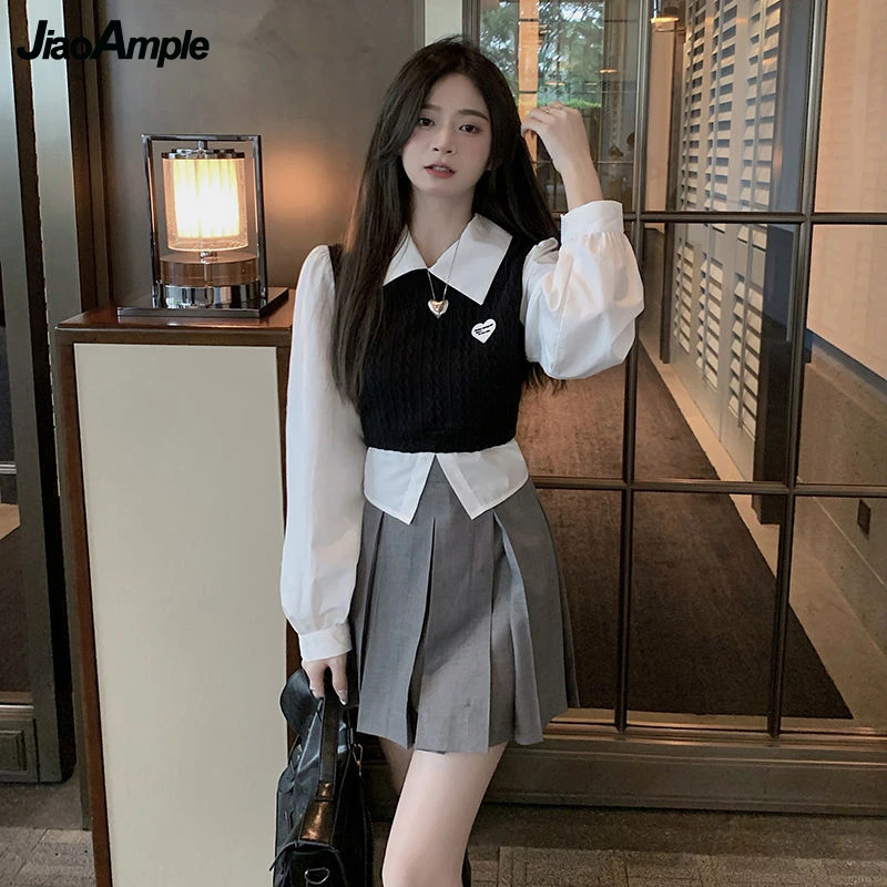 Women's Spring Autumn Preppy Style Clothing 2025 New Student
