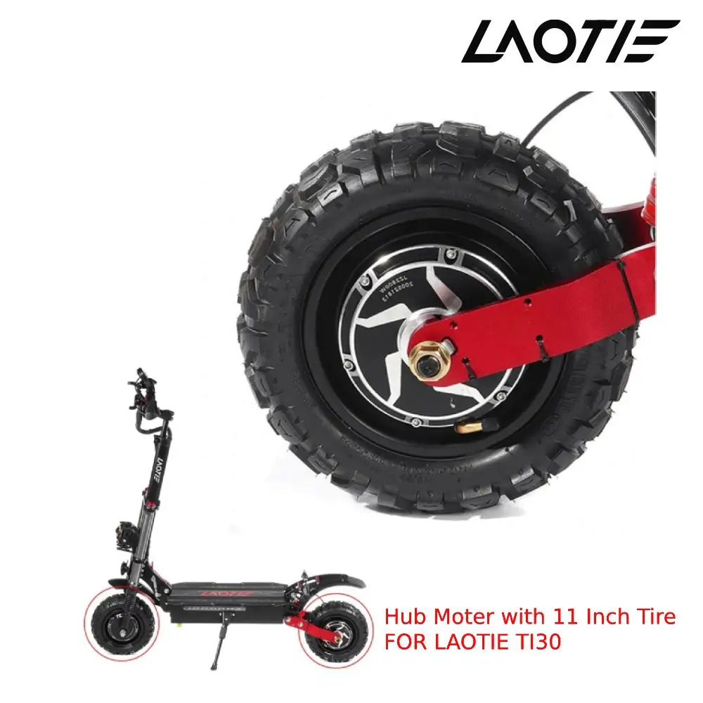 Motore Brushless Mozzo 2800W Con Pneumatici Per Scooter Elettrici Laotie Ti30 Accessori Di Ricambio Per Ruote Motrici Anteriori/Posteriori Da 11 Polli
