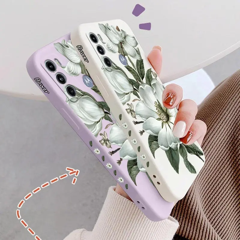 Wild Flower Silicone Phone Case Cover