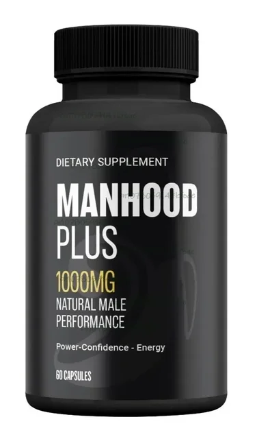 60 Capsules Manhood Plus，it Elevates Sexual Performance, Improves Muscle Strength, and Fuels Mental Focus for An.