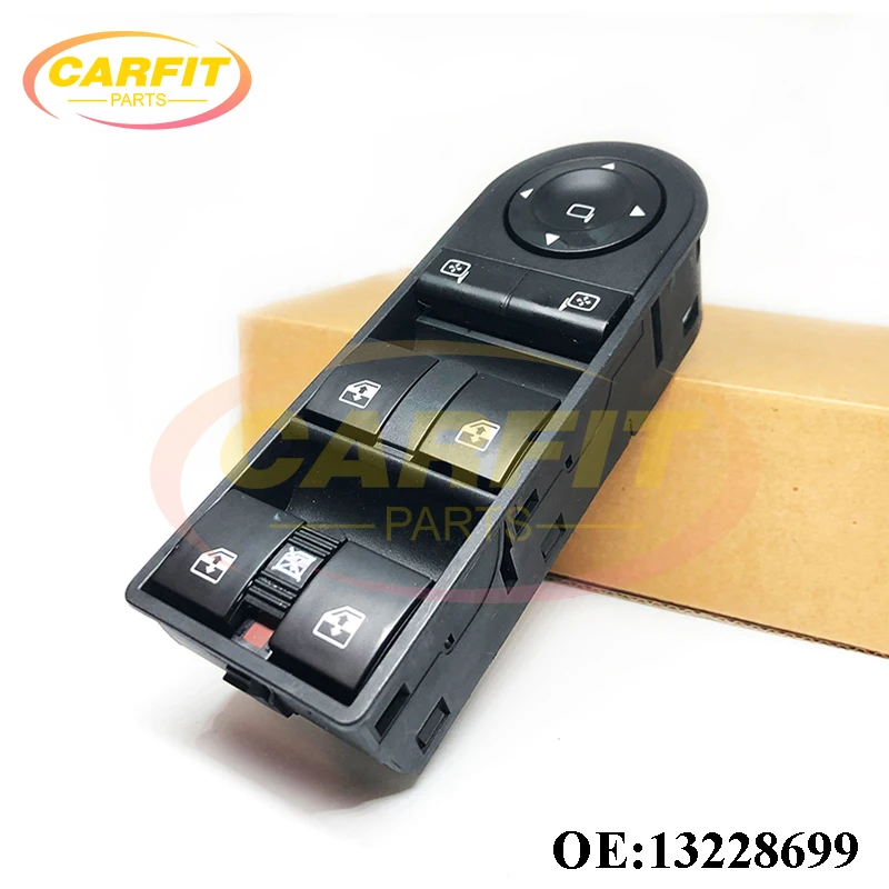 

New OEM 13228699 13215153 13228877 Electric Power Window Master Control Switch For Opel Astra H Vauxhall Astra Zafira Auto Parts