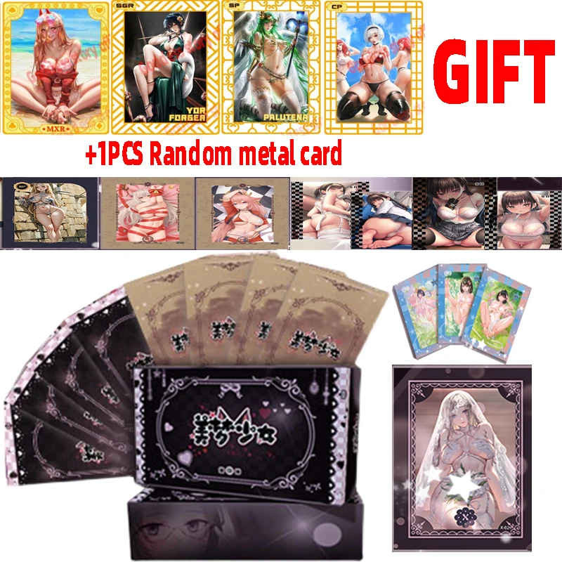 

2023 Newest Goddess Story Collection Cards Dream Girl 3 Waifu metal Cards Feast Booster Box Tcg Toys And Hobbies Gift