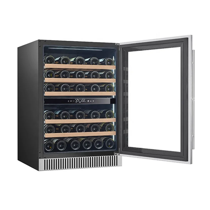 150L 58 Bottles Built In Red Wine Cabinet Wine Cellar From Manufacturers