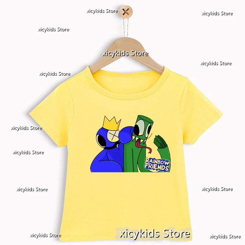 Camiseta Infantil Roblox Rainbow Friends Green I07 - Buguei Shop