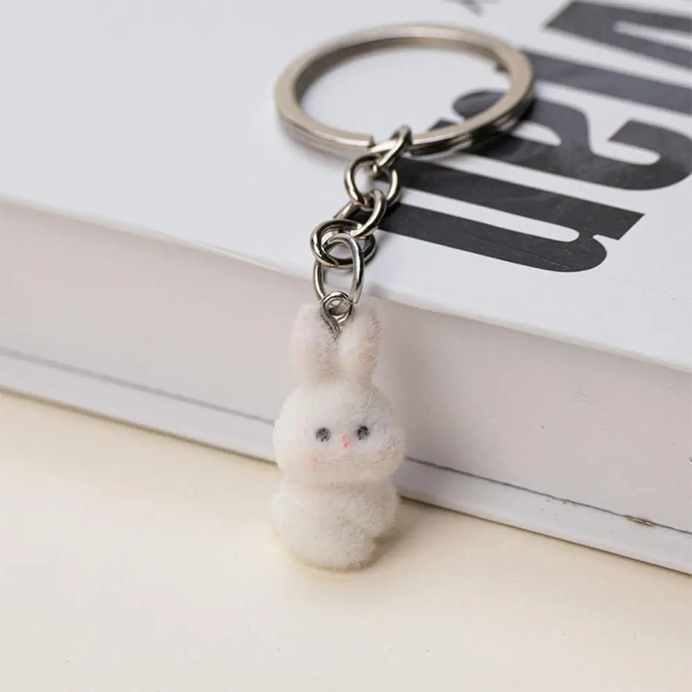 Charming Animal Keychain Collection: 3D Cartoon Resin Doll Pendant