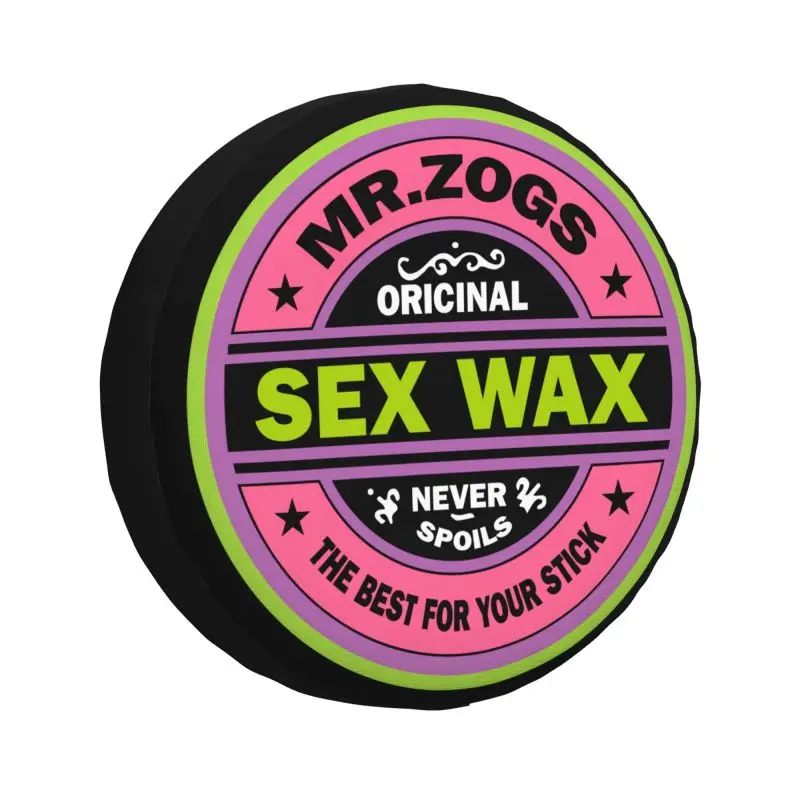 

Mr Zogs Surfing Sex Wax Spare Tire Cover for Suzuki Mitsubish SUV RV 4WD Car Wheel Protectors Accessories 14" 15" 16" 17" Inch