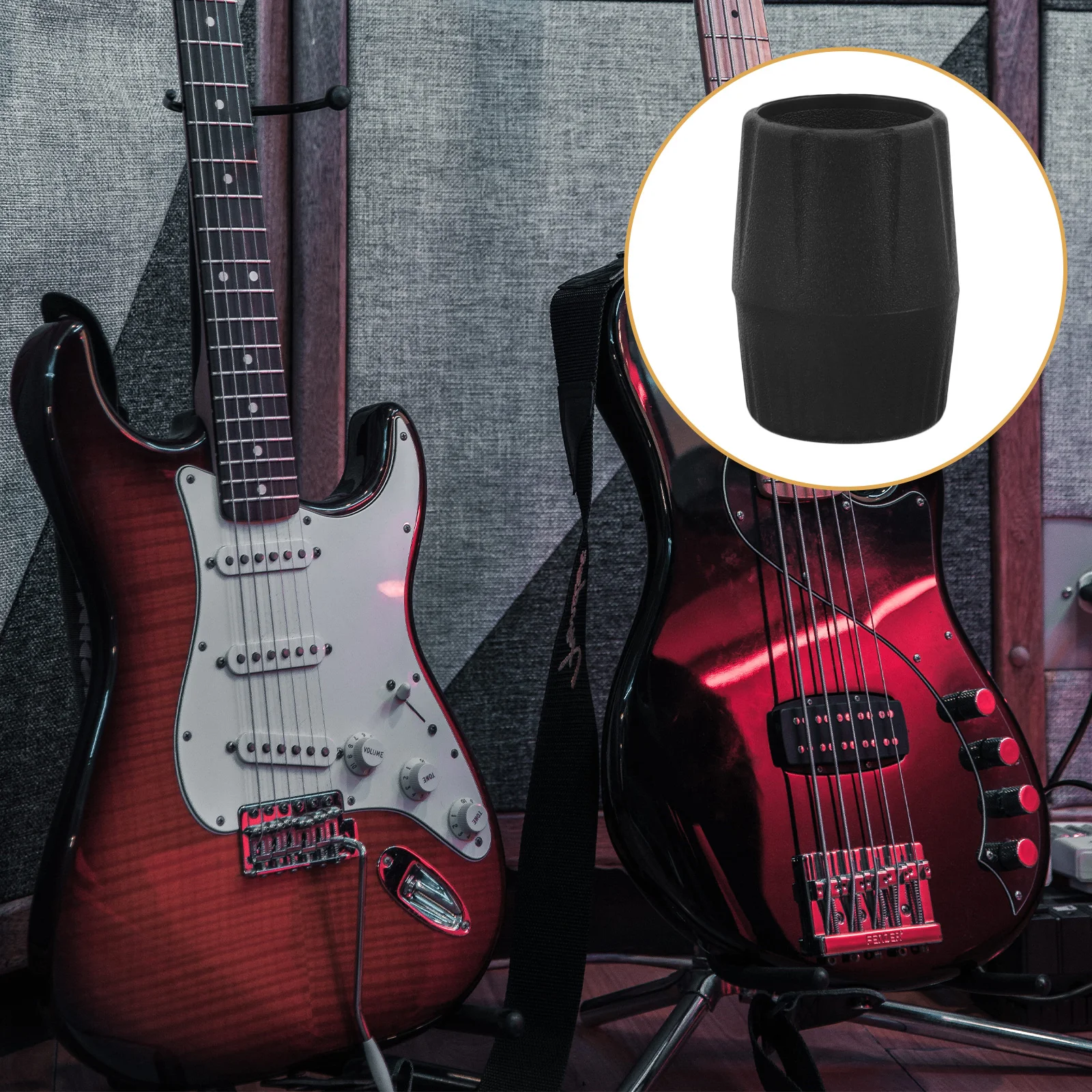 

Guitar Stand Leg Pad Acoustic Guitar Stand Foot Protector Guitar Holder Cover Wrap Felt Pads Silicone Furniture Leg Covers