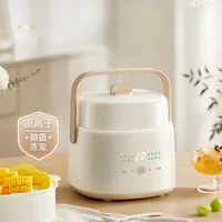 220V 1L Slow Stewer Household Automatic Food Porridge Dessert Stewing Machine Ceramic Multi Cooker Bain-marie Pot 1