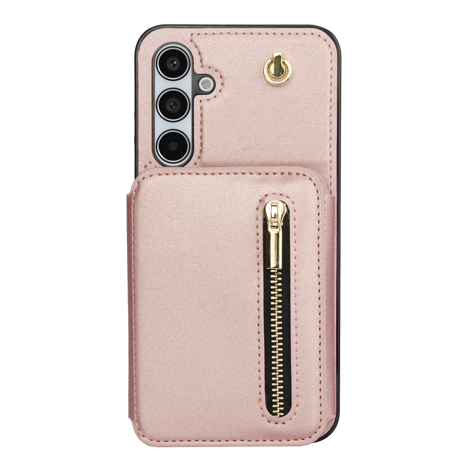 Zipper Wallet Purse Crossbody Case with Strap and Credit Card Holder