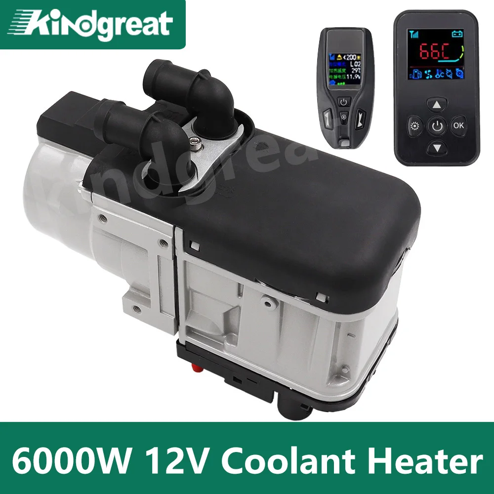 6KW Diesel Dual Mode Preheater Fuel Liquid Heater 12V LCD