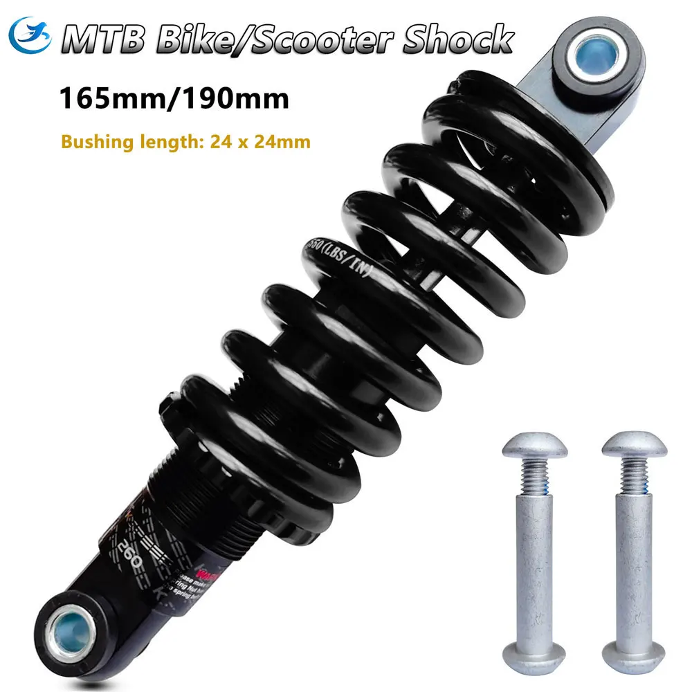Bicycle Rear Shock 190 Bike Rear Shock 190mm Suspension Shocks Mtb