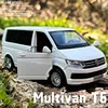 1/36 VW Multivan T6 MPV Alloy Car Model Diecast Metal Vehicles Car Model Simulation Miniature Scale Collection Children Toy Gift 3