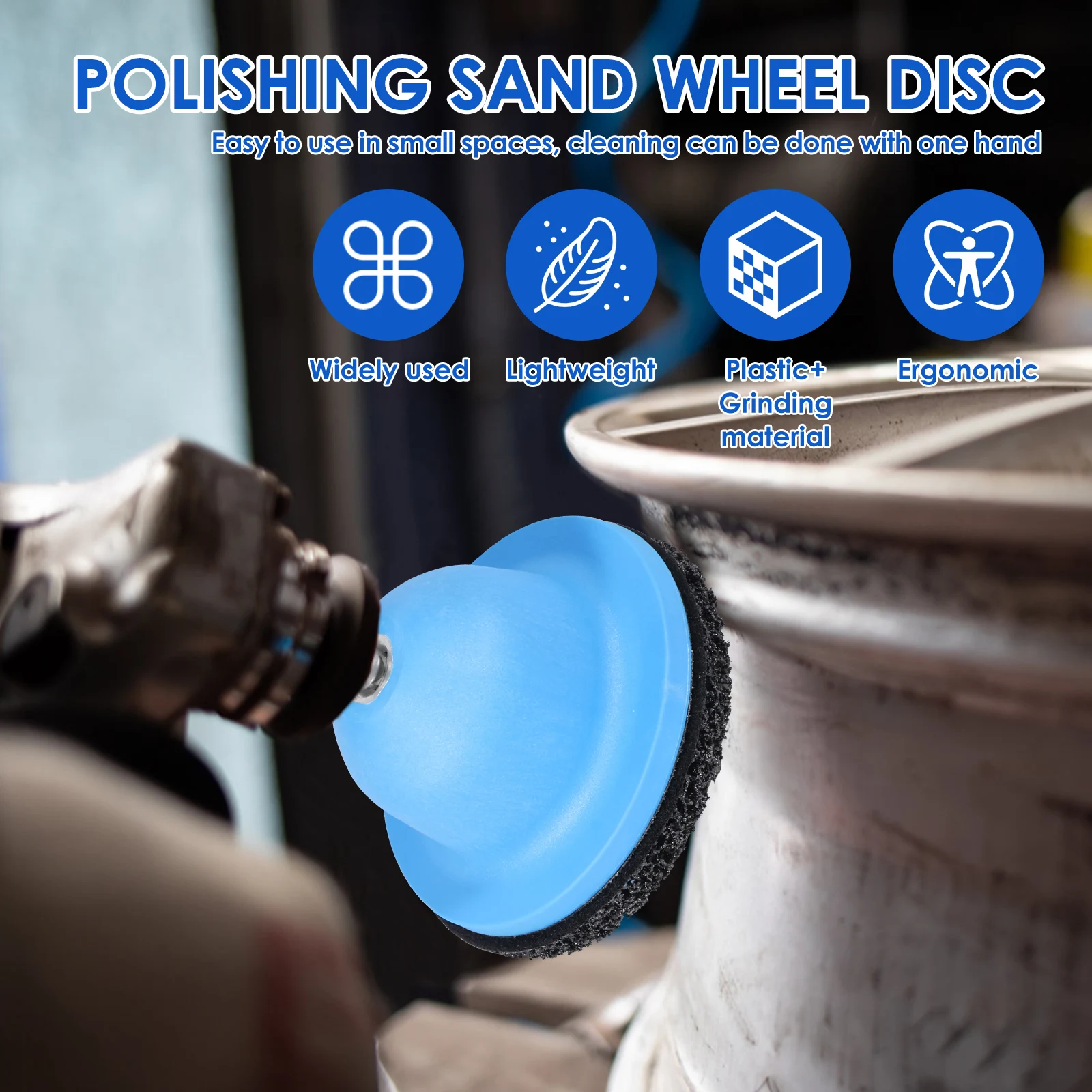 Plastic Wheel Hub Brush Cleaning Tool for Car Truck Motorcycle