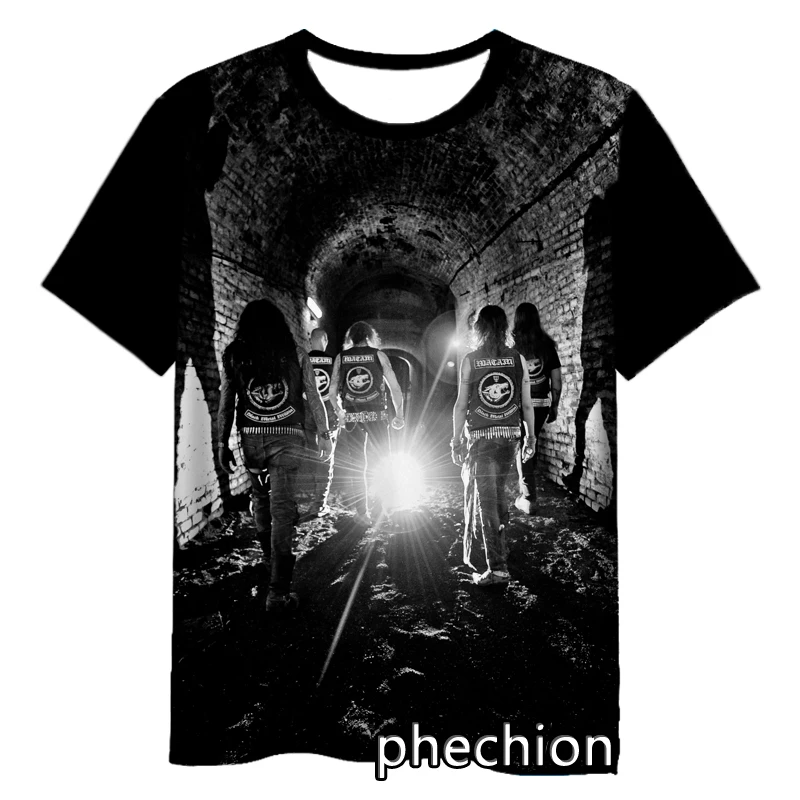 

Phechion Новая модная Мужская/женская футболка с объемным принтом и коротким рукавом, Повседневная летняя футболка в стиле хип-хоп, топы S214