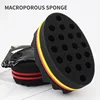 New Oval Double-Side Magic twist hair brush sponge,Sponge Brush for Natural,afro coil wave dread sponge brushes 3