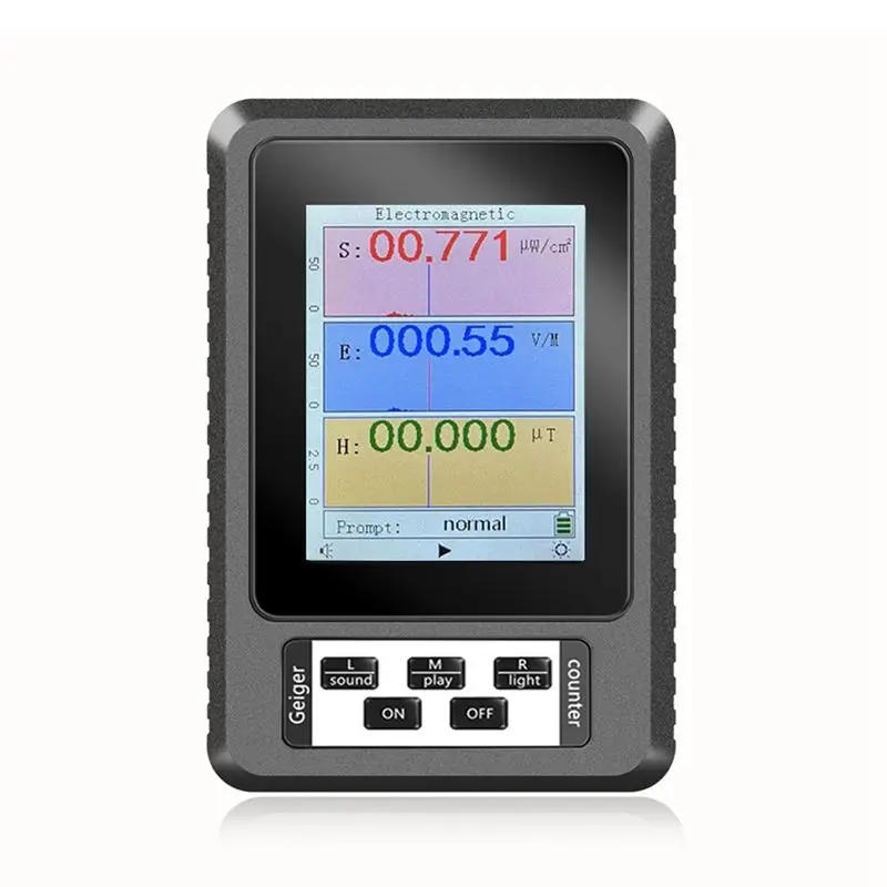 1개 EMF 측정기 방사선 선량계 모니터 테스터 고정밀 전문가용 XR-2-AEF..