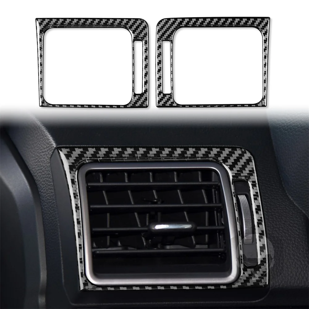 

2pcs For Subaru Forester 13-18 Instrument Large Air Vents Sticker Carbon Fiber Decorative Sticker