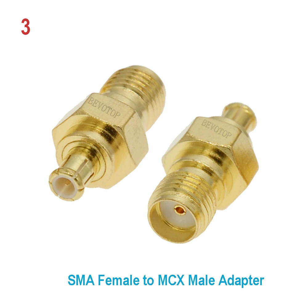 Adaptateur SMA MCX MMCX pour Antenne FPV VTX VRX - Lot de 4