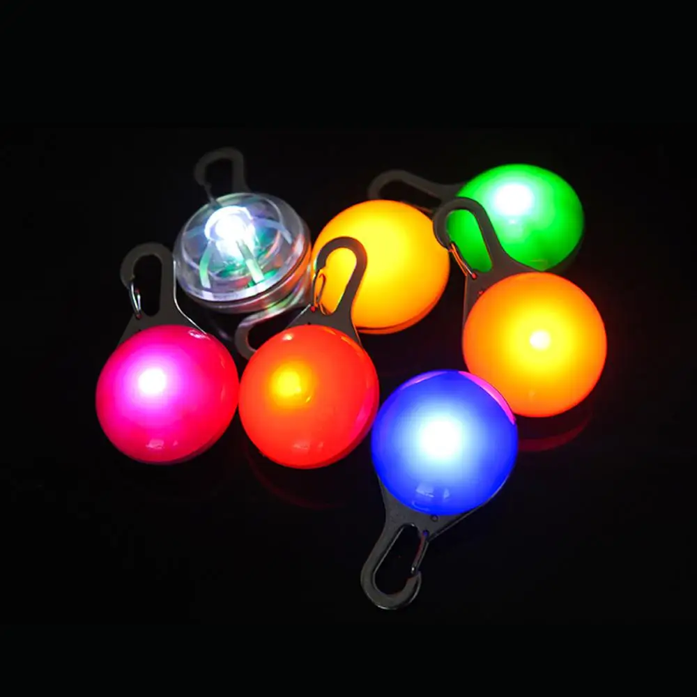 Cute Pet Night Safety LED Flashlight Collar Dog Guide Lights Glowing Pendant Necklace Pet Luminous Bright Glowing Collar Dark