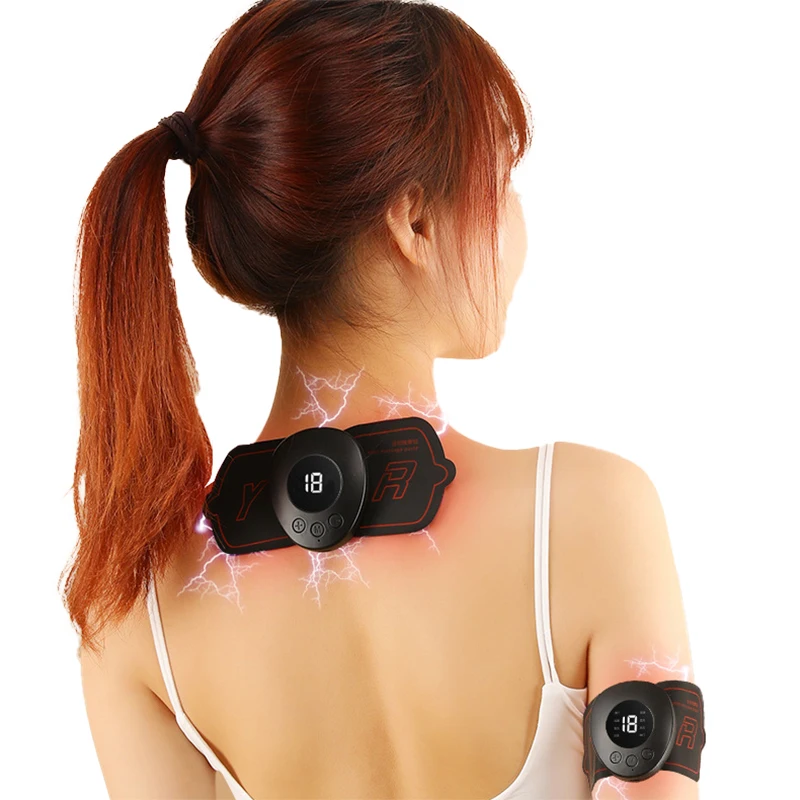 

USB Neck Massager Electric Mini Portable Body Massager EMS Relax muscles Relieve pain Massage Apparaat Elektrisch Neck Relaxer