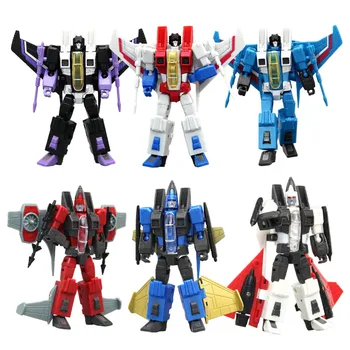 Robot Trasformabile G1 Three-Pronged Squad Thrust Dirge Ramjet Seekers Starscream Skywarp Thundercracker Action Figure