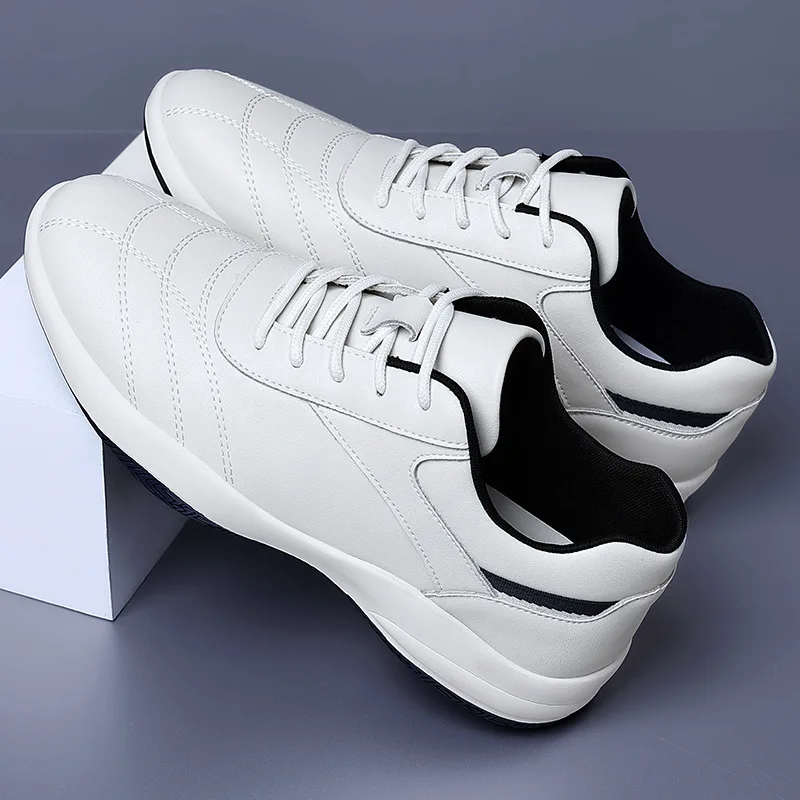 Men Business Dress Leather Shoes Spring Autumn Leisure Genuine Leather Breathable Soft Sole Comfortable Vulcanized Shoes for Men 4