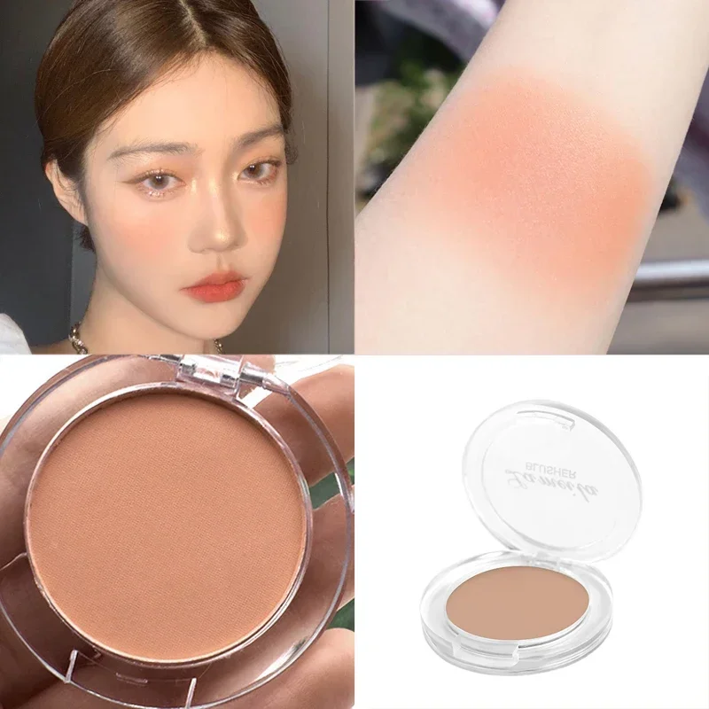 Blush Peach Pallete 6 Colors Face Mineral Pigment Cheek Blusher Powder Makeup Professional Contour Shadow Pink Blusher cosmetics