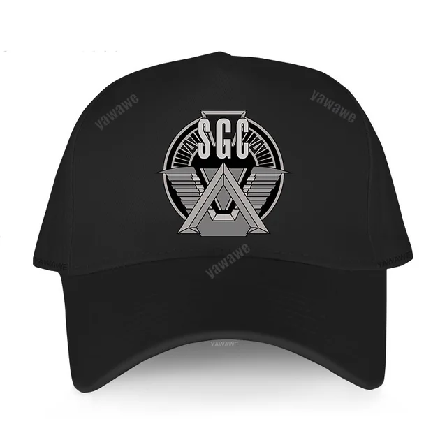 STARGATE ATLANTIS Dark Blue Logo Baseball/Trucker Cap/Hat Black Cap-FREE S&H